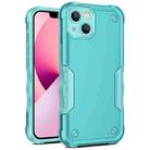 For iPhone 13 mini Non-slip Armor Phone Case (Mint Green) - 1