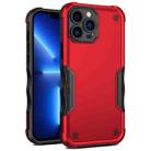 For iPhone 12 Pro Max Non-slip Armor Phone Case(Red) - 1