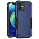 For iPhone 12 mini Non-slip Armor Phone Case (Blue) - 1