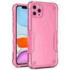 For iPhone 11 Pro Max Non-slip Armor Phone Case (Pink) - 1