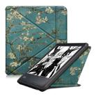 For KOBO Sage 2021 Multi-folding Leather Tablet Case(Apricot Blossom) - 1