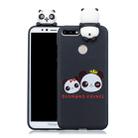 For Huawei Honor 7A Shockproof Cartoon TPU Protective Case(Two Pandas) - 1