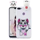 For Huawei Honor 9i Shockproof Cartoon TPU Protective Case(Cat) - 1