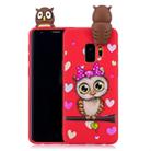 For Galaxy S9 Shockproof Cartoon TPU Protective Case(Red Owl) - 1