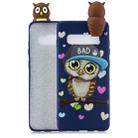 For Galaxy S10+ Shockproof Cartoon TPU Protective Case(Blue Owl) - 1