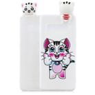 For Galaxy S10+ Shockproof Cartoon TPU Protective Case(Cat) - 1
