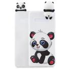 For Galaxy S10+ Shockproof Cartoon TPU Protective Case(Panda) - 1