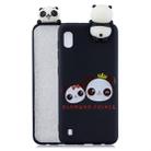 For Galaxy A10 Shockproof Cartoon TPU Protective Case(Two Pandas) - 1