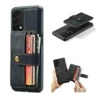 For OnePlus Nord N200 5G JEEHOOD RFID Blocking Anti-Theft Magnetic PU + TPU Phone Case(Black) - 1