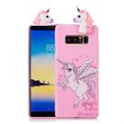 For Galaxy Note 8 Shockproof Cartoon TPU Protective Case(Unicorn) - 1