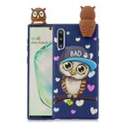 For Galaxy Note 10 Shockproof Cartoon TPU Protective Case(Blue Owl) - 1