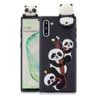 For Galaxy Note 10+ Shockproof Cartoon TPU Protective Case(Three Pandas) - 1