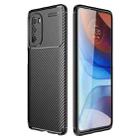 For Motorola Moto G51 Carbon Fiber Texture TPU Phone Case(Black) - 1