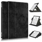 For Realme PocketBook PB970 360 Degrees Rotation Leather Tablet Case(Black) - 1