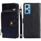 For OPPO Realme GT Neo2 5G Zipper Bag Leather Phone Case(Black) - 1