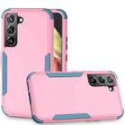 For Samsung Galaxy S22 5G TPU + PC Shockproof Phone Case(Pink+Blue) - 1