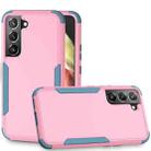 For Samsung Galaxy S22+ 5G TPU + PC Shockproof Phone Case(Pink+Blue) - 1