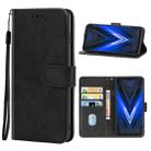 Leather Phone Case For Tecno Pova Neo(Black) - 1