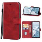 Leather Phone Case For Tecno Pop 5 LTE(Red) - 1