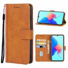 Leather Phone Case For Tecno Spark 8P(Brown) - 1