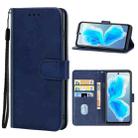 Leather Phone Case For Tecno Camon 18 / 18P(Blue) - 1