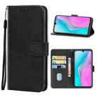 Leather Phone Case For Infinix Note 11(Black) - 1