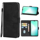 Leather Phone Case For Infinix Hot 11 Play(Black) - 1