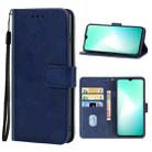 Leather Phone Case For Infinix Hot 11 Play(Blue) - 1