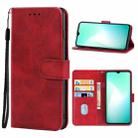Leather Phone Case For Infinix Hot 11 Play(Red) - 1