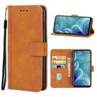 Leather Phone Case For Infinix Hot 11s NFC(Brown) - 1