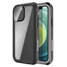 For iPhone 12 Pro Max Waterproof Full Coverage PC + TPU Phone Case(Black) - 1