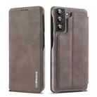 For Samsung Galaxy S22+ 5G LC.IMEEKE Hon Ancient Series Horizontal Flip Leather Phone Case(Coffee) - 1