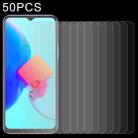 50 PCS 0.26mm 9H 2.5D Tempered Glass Film For Tecno Spark 8P - 1