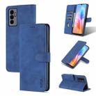 For vivo S10e / V23e AZNS Skin Feel Calf Texture Horizontal Flip Leather Phone Case(Blue) - 1