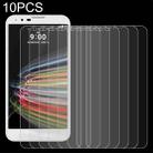 10 PCS 0.26mm 9H 2.5D Tempered Glass Film For LG X mach - 1