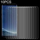 10 PCS 0.26mm 9H 2.5D Tempered Glass Film For Samsung Galaxy S8+ / G955A - 1