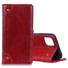 For Galaxy Note10 Lite / A81 Copper Buckle Nappa Texture Horizontal Flip Leather Case with Holder & Card Slots & Wallet(Wine Red) - 1