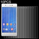10 PCS 0.26mm 9H 2.5D Tempered Glass Film For Sony Xperia Z3v - 1