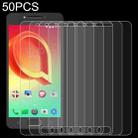 50 PCS 0.26mm 9H 2.5D Tempered Glass Film For Alcatel A5 LED - 1