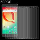50 PCS 0.26mm 9H 2.5D Tempered Glass Film For Alcatel A50 - 1