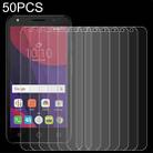 50 PCS 0.26mm 9H 2.5D Tempered Glass Film For Alcatel Pixi 4 5.0 4G / 5045 - 1