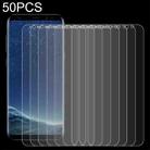 50 PCS 0.26mm 9H 2.5D Tempered Glass Film For Samsung Galaxy S8+ / G955A - 1