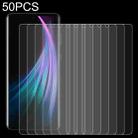 50 PCS 0.26mm 9H 2.5D Tempered Glass Film For Sharp Aquos Zero 2 - 1