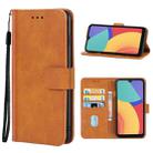 For Alcatel 1L Pro 2021 Leather Phone Case(Brown) - 1