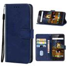 For CUBOT Max 3 Leather Phone Case(Blue) - 1