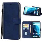For CUBOT Note 9 Leather Phone Case(Blue) - 1