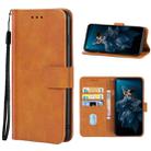 For Honor 20 SE Leather Phone Case(Brown) - 1