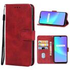 For OPPO Realme C25s Leather Phone Case(Red) - 1