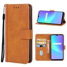 For OPPO Realme C25s Leather Phone Case(Brown) - 1