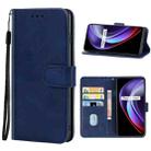 For OPPO Realme V11s 5G Leather Phone Case(Blue) - 1